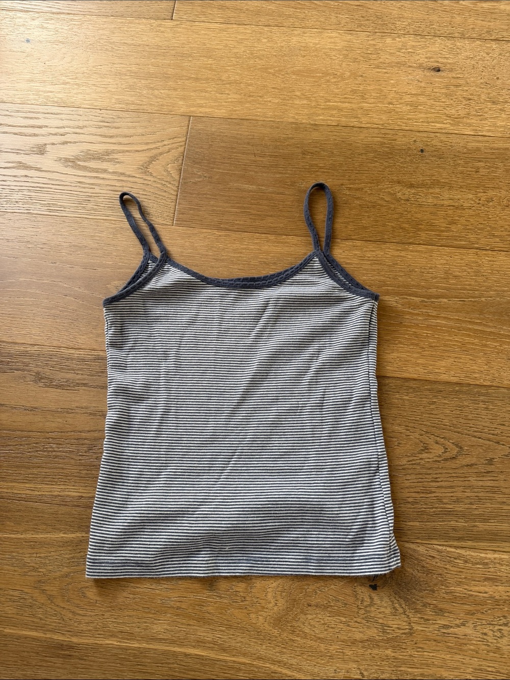 Brandy Melville Navy & White Striped Spaghetti Strap Camisole